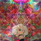 Cuawana 60 x 60 cm Tarots Tisch Altar Tuch Metaphysische Brettspielmatte Pendel Wahrsagung Altar Tischdecke Brettspiel Karten Pad