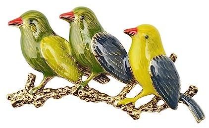 GALPADA goupille broche oiseau broche en alliage broche broche épingle à poitrine femme broche femme broche animaux personnalité Vêtements corsage Manquer