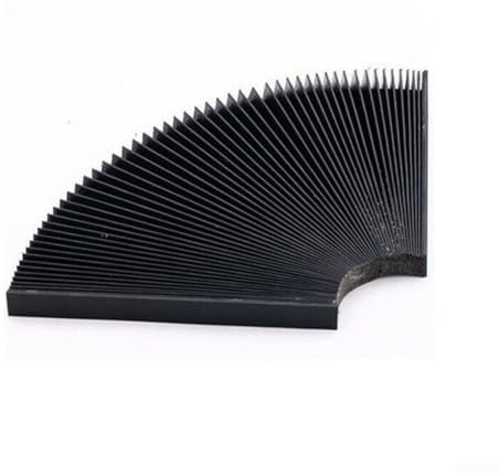 Emiif CNC-Maschinenschutz-Staubtuch – Fräsmaschine, flexibel, schützend, flaches Akkordeon-Balgabdeckungswerkzeug – drei-sicheres Tuch – 245 mm