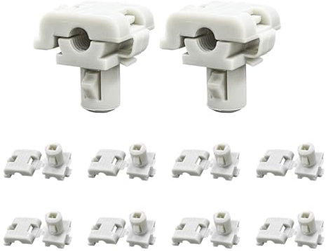 Dickno 10 PCS Car Door Lock Rod Clips, Tailgate Handle Rod Retainers Fit 5/32 Rod, Door Lock Latch Clips Replace OEM 16629990 16675980, Tailgate Lock Clips for F150 F250 F350