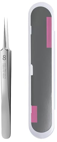 Pinzette Professionali in Acciaio Inox, Pinzetta Punti Neri Scheggia a Punta Pinzette, Pinzette di Precisione Punti Neri Rimozione, Pinzetta Peli Incarniti Professionali per Acne Brufoli