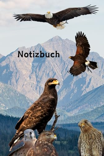 Falknerei Notizbuch Tagebuch Falkner Greifvögel Falkenzucht Tierbestand Raubvögel Aufzucht Arbeitsbuch Steinadler Falken Züchter Nachweisheft Adler ... Notizen Ornithologen Beizjagd Bussard B15B