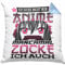 Trendation Anime und Zocken Kissen mit Füllung 40x40 Geschenk Mädchen Anime-Fans Gamergirl Spruch (Blau)