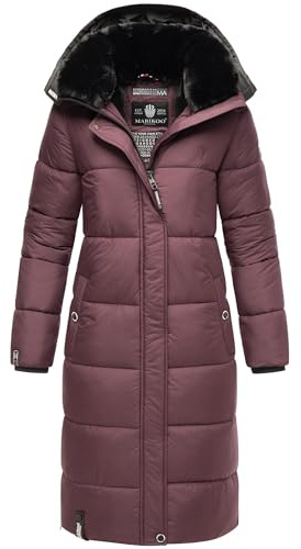 MARIKOO Damen Winter Steppjacke Lang B936
