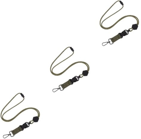 VANZACK 3stücke Breakaway Lanyards Für Id-Karten Strapazierfähige Und Sichere Lanyards Mit Anti-Verlust- Für Lehrer Ärzte Und Outdoor-aktivitäten Militärgrün