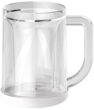 Pzuryhg Tazas de Doble Pared | Vaso de Cerveza Fría | Gel Congelado | Vasos para Bebidas Frías | Bebida Congelada