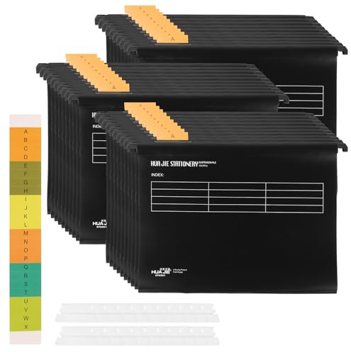 JMIATRY 30 Stück Hängeregister Mappen, Hängemappen a4, Hängeregister Ordner A4, für Schublade, Büro, Schule, Haus