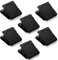 GUOKOFF Clips Magnéticos, 12 Piezas Clip Magnético de Metal, Clips Magnéticos Para Refrigerador, Clips de Imanes, Clip de Metal Magnético (Negro)