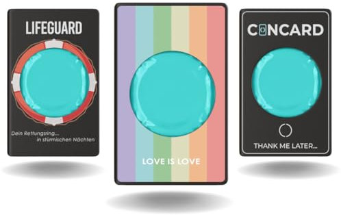 Kondomhülle/-halter/-tasche/-box im Portemonnaie, diskret und alltäglicher Begleiter für spontane Momente - für Kondome wie Durex, Billy Boy, Ritex und mehr. (Pride)