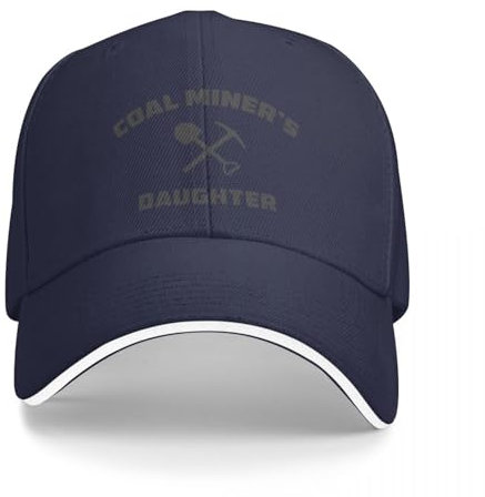 OOAXBEED Basecap Baseballkappe mit Aufschrift „Coal Miner's Daughter“, Baseballkappe, Trucker-Mütze, Kindermütze, Sonnenhut, Mützen für Damen und Herren