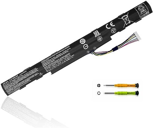 FlyZythrol 38Wh AS16A5K AS16A7K battery Compatible with Acer Aspire E15 E5-575 E5-575G E5-575T E5-575TG E5-553 E5-553G F15 F5-573 F5-573G F5-573G-574E E17 E5-774 E5-774G series AS16A8K 14.6V