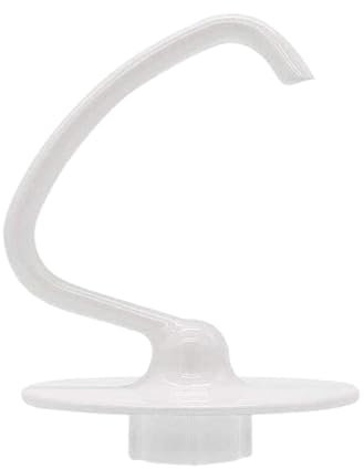 EMDMGJ K45DH beschichteter Knethaken, kompatibel mit 4,5–5 Qt Küchenmaschinen mit kippbarem Kopf und Lift, kompatibel mit K5SS KSM5 KP50P KPM5 KSM50P KSMC50S KPM50 Küchenmaschinen