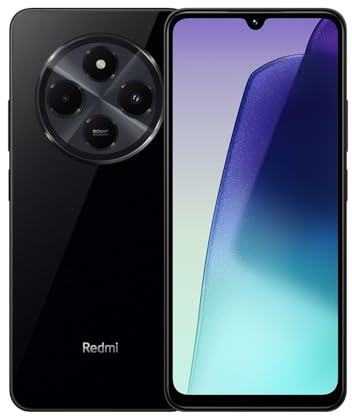 Xiaomi Redmi 14C 4+128GB Smartphone, 6.88 120HZ LCD HD+Screen, Mediatek Helio G81 Ultra, 50MP AI Dual Camera, 5160Mah, NFC, Black (Renewed)
