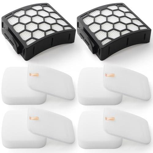 Lift Away Filters Compatible with Shark NV602UK, Hoover Filters for Shark NV602UK NV602UKT NV702UK NV702UKT NV612UK NV612UKT NZ690UK NZ690UKT NZ710UK NZ710UKT, 6 Pack