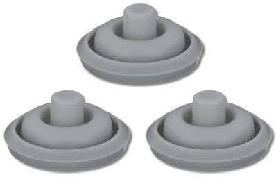 [3 UDS] Junta Indicadora de Cocción para Olla a Presión WMF Perfect y Perfect Plus – Goma de Silicona Ø3cm – Compatible con Ollas 2,5L a 8,5L – Recambio para Goma Olla WMF Perfect