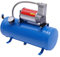 Compressore d'aria elettrico con serbatoio da 6 l, compressore d'aria con manometro e tubo DC 12 V, compressore d'aria portatile, pressione massima di esercizio 150 psi, blu