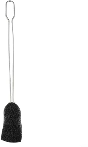 Sponge Bottle Dish Brush Designed for Wine Glass and Whiskey Tumbler Cleaning with Soft Non Scratch Sponge Head and 3 Replacement Sponge Heads (2)