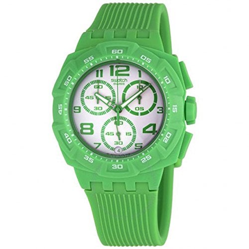 Swatch Herrenuhr-Chronograph Green Master SUIG400