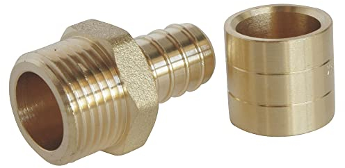 SOMATHERM FOR YOU, Raccord à glissement mâle 12/17 pour tube PER Ø16 - Montage facile, résistant à la corrosion, certifié NF, pression max 10 bars, température de 5°C à 90°C