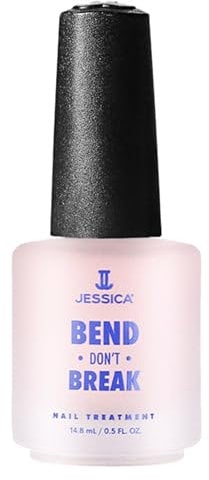 JESSICA Bend Don't Break Base Coat, Nail Treatment for Weak & Damaged Nails, Maximises Flexibility & Minimises Breakage, 14.8ml