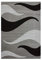 Lalee Moderner Kurzflorteppich mit Konturenschnitt, Silber, 80 x 150 cm