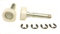 Henderson Premier Classic Metal Door Hardware Set - White, Silver, Grey - DOOR