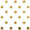 Jillson Roberts Seidenpapier mit Prägung, erhältlich in 5 Farben, Metallic-Gold-Punkte, 24 Blatt