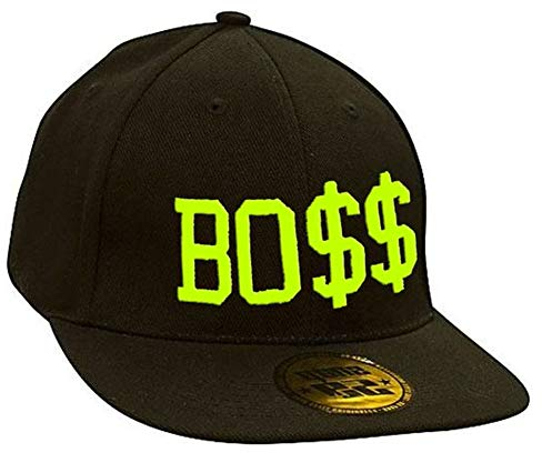 Baseball Mütze Cap Caps schwarz Snapback with Adjustable Strap BOSS LA Boy YOLO