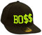 Baseball Mütze Cap Caps schwarz Snapback with Adjustable Strap BOSS LA Boy YOLO