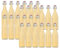 Vitrea 24er Set Bügelflaschen Bügelflasche Glasflaschen mit Bügelverschluss 1L 1000 ml Typ A Etiketten zum Selbstbefüllen