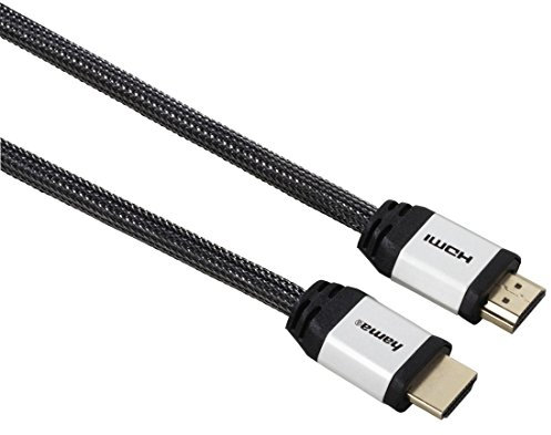 Hama Hochgeschwindigkeits-HDMITM-Kabel, Stecker, Metall, Text, Ethernet, 2 m