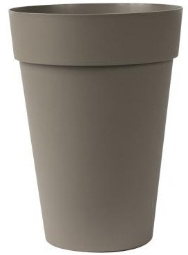 Euro 3 Plast Pflanzkübel Liken Taupe D 27 x H 36 cm
