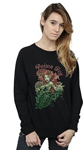 DC Comics Women's Poison Ivy Paisley Sweatshirt
