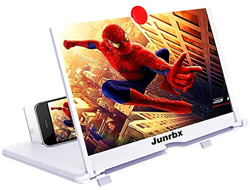 30.5 cm (12 Zoll) Bildschirmlupe Verstärker, neue Generation Handy Halter 3D HD Handy Video Verstärker, Projektion Verstärker Unterstützung X,8/8 Plus,7/7 Plus,6,6 Plus,6s Plus und alle anderen smar