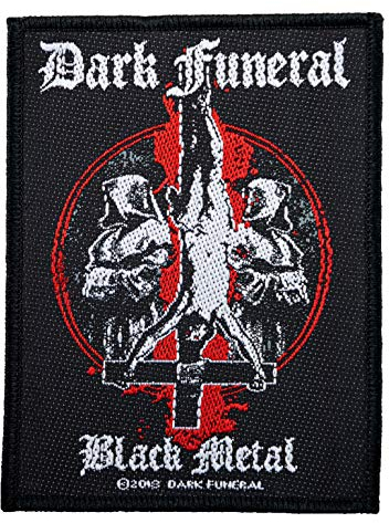 Dark Funeral Black Metal Aufnäher Patch Gewebt & Lizenziert !!