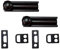 QCAA Solid Brass Surface Bolt, 2, ORB Oil Rubbed Bronze, 2 Pack, Made in Taiwan