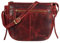 STILORD 'Bella' Lederhandtasche Damen Echtleder Vintage Handtasche Klein Abendtasche Partytasche zum Ausgehen Umhängetasche mit Reißverschluss Echtes Leder, Farbe:kara - rot