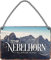 schilderkreis24 Blechschilder Kollektion 18x12cm Beliebte Urlaubsorte: (Nebelhorn Allgäuer Alpen 2224M)