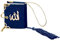 Islamische Auto Rückspiegel Anhänger Kleiner Koran Schutz Innenspiegel Auto Spiegel PKW Arabisch Dekor Geschenk (Navy)