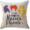 It's Just a Bunch of Hocus Pocus Halloween Dekorative Kissenbezüge 45,7 x 45,7 cm Bunte Sanderson Sisters Halloween Decor Dekokissen Fall Dekorationen für Sofa/Couch/Veranda