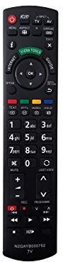 Aurabeam Ersatz N2QAYB000752 Fernbedienung für Panasonic XL32ET5, TX-L32ET5, TXL32ETW5, TX-L32ETW5, TXL37ET5, TX-L37ET5, TXL37ETW5, TX-L37ETW5, TXL42ET5, TX-L42ET5 (Nachbau N2QAYB000752)
