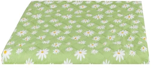 Pro Home Waschmaschinenbezug (Gänseblümchen - Grün) 60x60cm mit Gummizug, Trocknerbezug Waschmaschinenschonbezug in vielen vers. Farben - Trocknerauflage