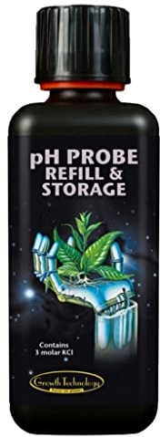 Solución de almacenamiento medidor PH Growth Technology 300ml