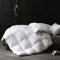 APSMILE Winter Bettdecke 155x220cm, Daunendecke 155x220cm, Hotel Collection Duvet mit Gänsedaunen und Gänsefedern, Geeignet für Einzelbette mit Wärme Natur Daunen Bettdecke, 8 Eckregister (Weiß,1295g)