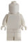 Lego Minifigure Plain All White Monochrome Head Body Torso Arms Hands Legs