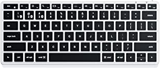 Satechi Slim X1 Bluetooth Backlit Keyboard for Mac, Illuminated Keys & Multi-Device Sync, for Macbook Air/Pro M4, iPad Air/Pro M4, iPad Mini, Mac Mini, iMac - Silver (US-QWERTY LAYOUT)