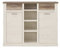 möbelando Highboard Duro aus Holzwerkstoff in Pinia Weiss kombiniert mit Eiche Antik mit 2 Schubladen und 2 Türen. Abmessungen (BxHxT) 159,6x128,3x41,5 cm