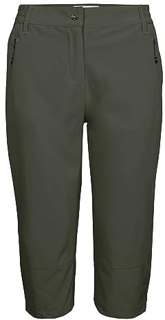 killtec Damen Funktionscaprihose KOS 159 WMN PNTS, Oliv, 42, 38457-000