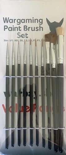 Wargaming Paint Brush Set