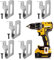 FTONOM5 6pcs Replacement Belt Clip Hooks and Matching Screws Power Tool Waist Buckle Compatible with 20V Power Tools Belt Holder Clips